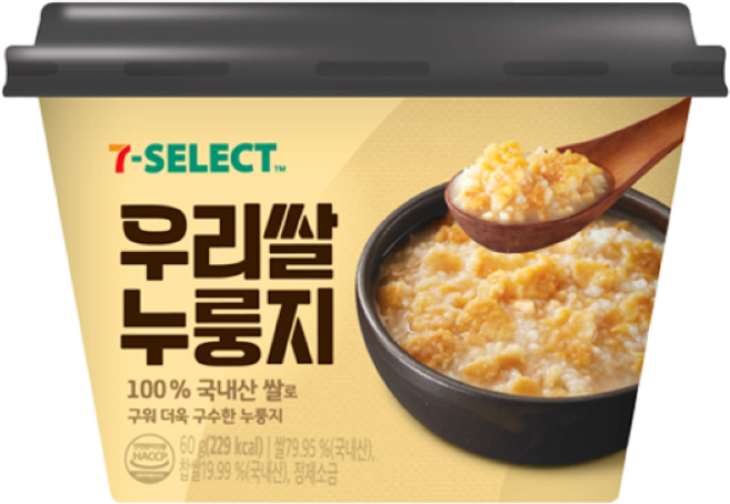 대한식품 우리쌀 누룽지 큰 컵, 10개, 60g