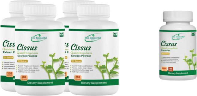 불멸의 시서스 70배 고농축 100% 시서스 250 gm 분말 씨저스 씨서스 (4병+1병), 250g, 4 Bottle + 1 Capsule Bottle