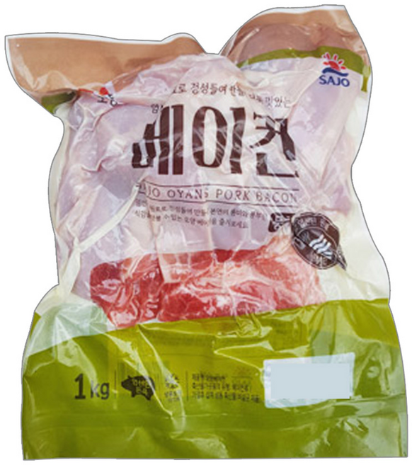 사조오양 베이컨(뭉치 1K), 1kg, 1개