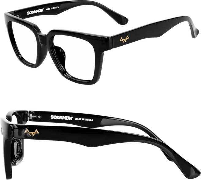 소다몬 혼투스 HT900 시리즈 가벼운 뿔테 안경테 블루라이트 차단 안경 렌즈