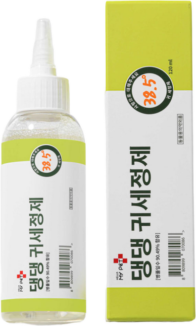 헬로마이펫 반려동물 댕댕 귀세정제, 120ml, 1개