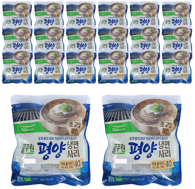 풀무원 평양냉면 사리, 20개, 130g