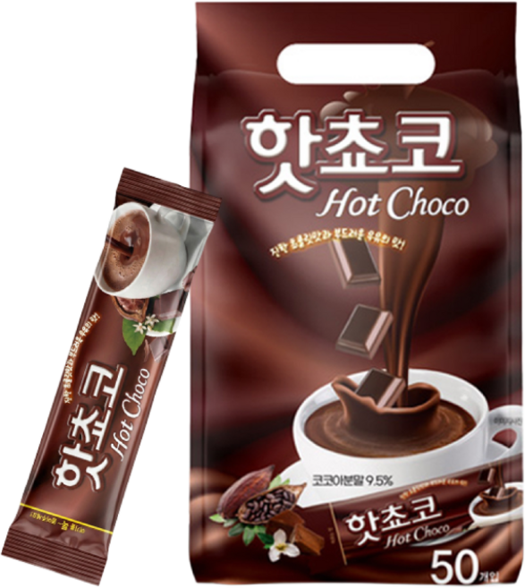 유통기한임박특가 핫초코 아이스초코, 1개, 50개입, 20g