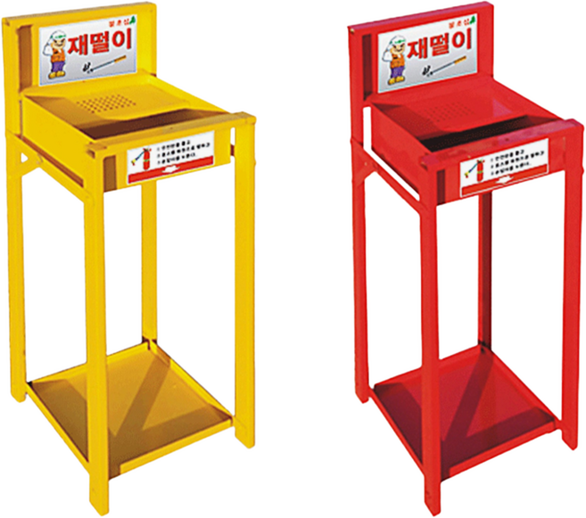 THK소화기함재떨이 H800mm 색상2가지, 적색, 1개