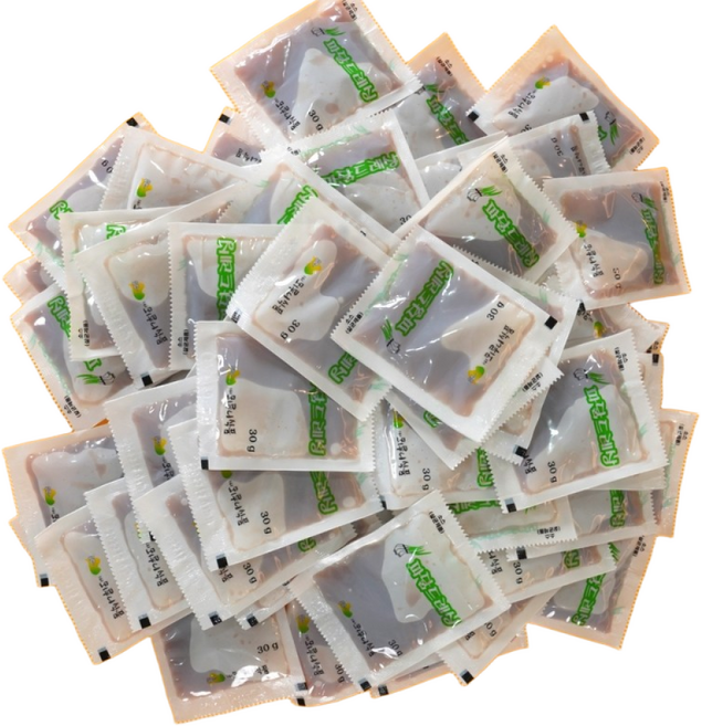 뫼루니식품 봉지 일회용 겨자 파닭소스 사과맛 30g 300매, 300개