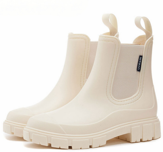 Modern Fashion 여성 방수 발편한 미끄럼방지 장화 숏 레인부츠