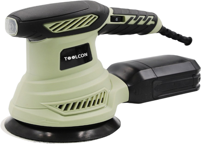 툴콘 원형 전동드릴 사포 샌딩 125mm 미니 샌더기 300W, 1개