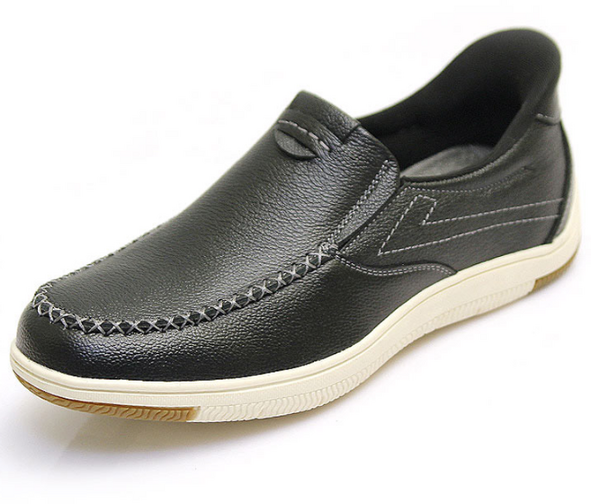 [모피어스]소가죽 남성 캐주얼화 손 안대고 신는 핸즈프리 스니커즈 로퍼 슬립온 구두 BKHB5147