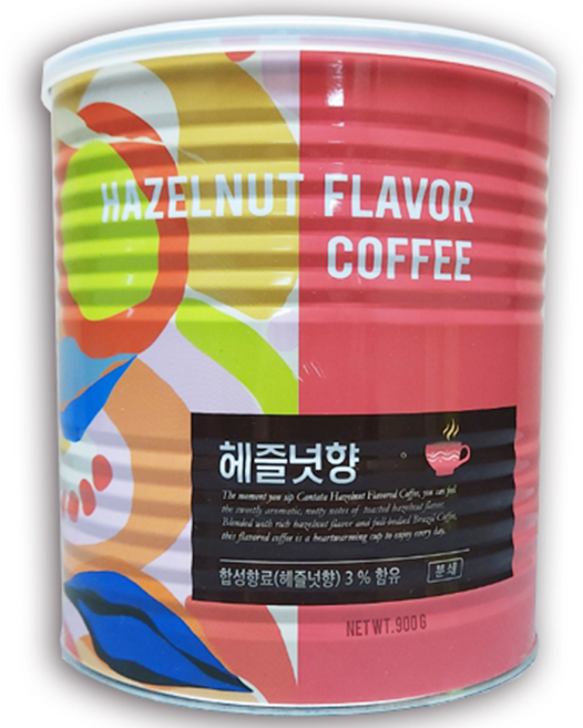칸타타 헤즐넛향 원두커피, 핸드드립(중간), 900g, 1개