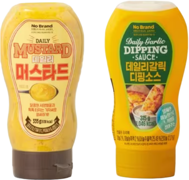 노브랜드 머스타드소스 데일리갈릭디핑소스, 650g, 1세트, 650ml