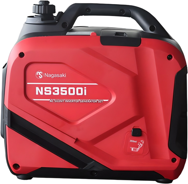 나가사키 휴대용 소형 발전기 인버터 저소음 2KW 3KW 푸드트럭 노점 산업용, 1개, 3kw 가솔린 발전기 (NS-3500i)