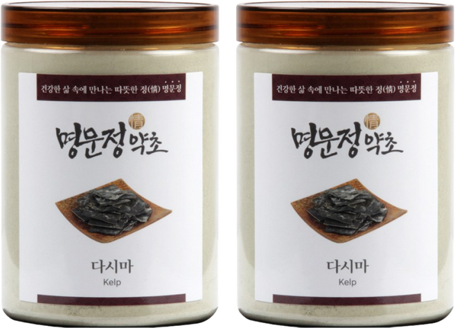 명문정약초 국산 다시마 가루, 300g, 2개