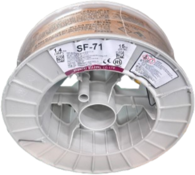 현대용접봉 플럭스 와이어 CO2 용접봉 SF-71 1.4MM 15KG