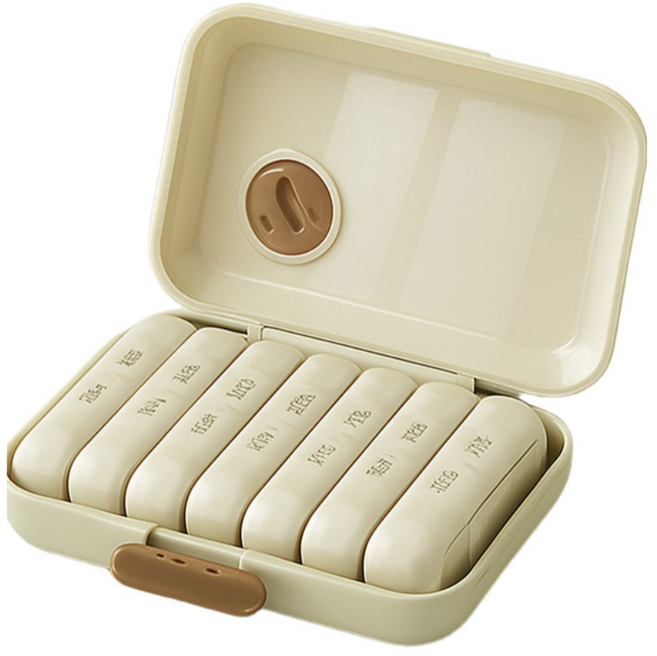 딜헤븐 완벽한 밀폐 일주일 분할 약통