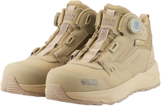 코오롱 6인치 다이얼 안전화 F-601D 그린 발편한, 1개