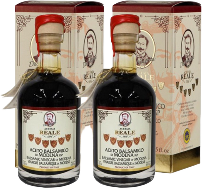 이탈리아 모데나 오크통 12년숙성 발사믹 IGP (250ML X 2병 묶음), 250ml, 2개