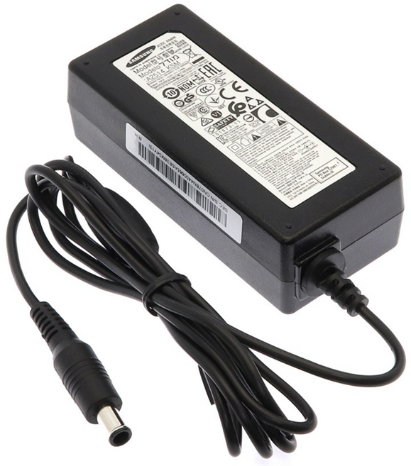 삼성 정품 14V 1.786A 25W 분리형 모니터 어댑터 A2514 LS22C300 LS23A300 S23B350H S23B370H 충전기, 어댑터+케이블