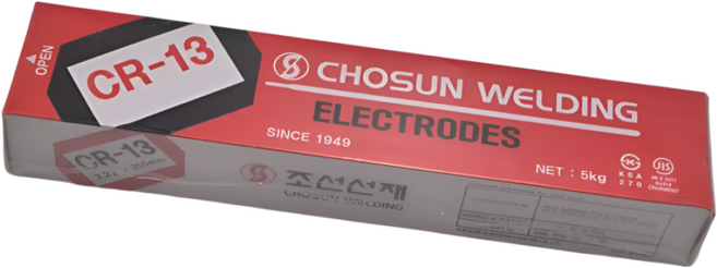 조선선재 전기용접봉 아크용접봉 CR-13 5kg 한통 4.0mm, 1박스, cr-13 4.0mm