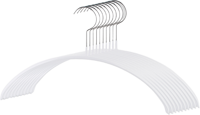 [M_40M]니트 가디건 논슬립 옷걸이 30입_엠부띠끄, 화이트, 30개