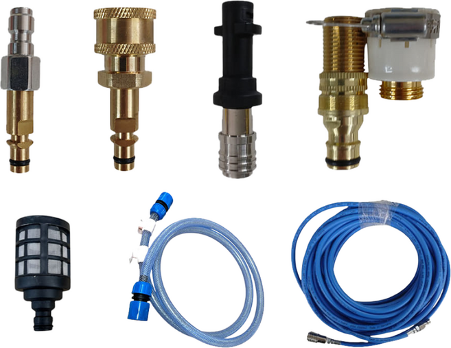 카처 미니 고압세척기 K MINI 원터치 전용세트 부속품 연결잭 모음, 15M