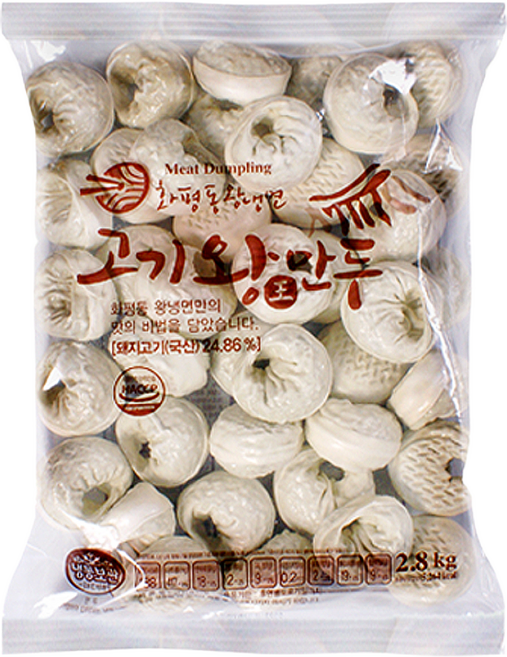 도매 업소용 식당용 가정용 전문점 대용량 만두 고기왕만두 2.8kg 1봉 40알, 1개