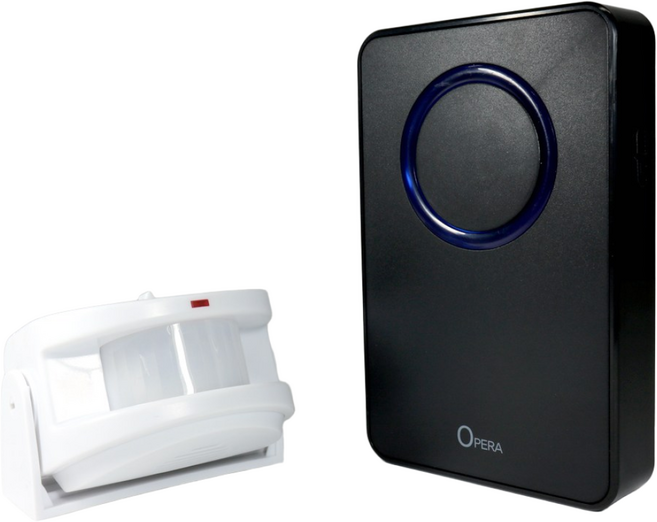 LED 무선 센서벨 센페라 블랙, 1개