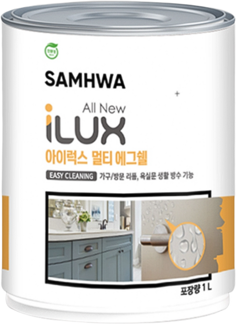 아이럭스 삼화 멀티 에그쉘 페인트, 1개, 1L, 백색