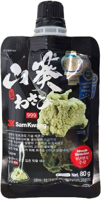 삼광999 생와사비, 80g, 1개
