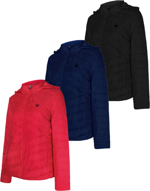 hummel 험멜 여성 덕다운 후드 경량 자켓