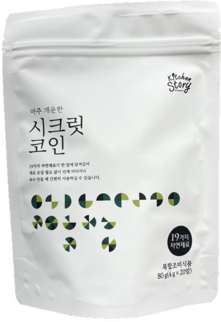 키친스토리 빅마마 이혜정의 시크릿코인 아주 개운한맛, 80g, 2개