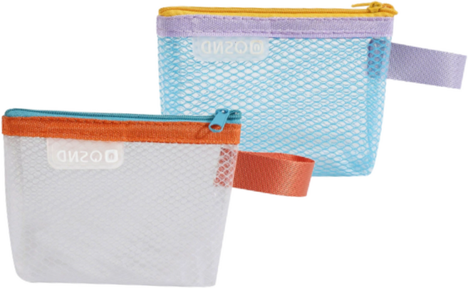 모노위브 매쉬 미니 파우치 소지품 정리 수납 파우치 1+1