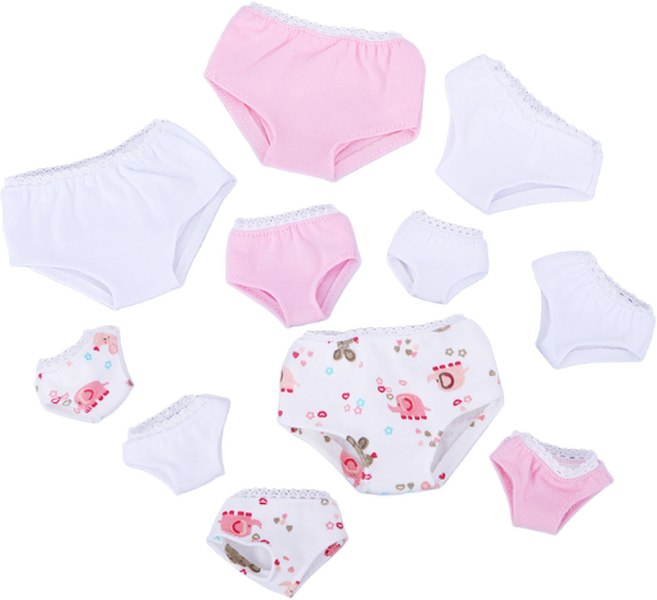 짱패브릭 인형 팬티 / 구체관절인형 파올라레이나 오비츠11, 포켓, 화이트, 1개