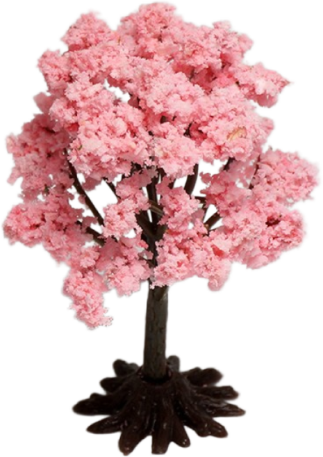 포레스 벚꽃 나무모형 스탠드형 조경 모형재료 건축모형 디오라마 테라리움 재료, 1개, 벚꽃나무 스탠스형