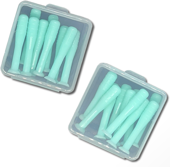 하드 렌즈 빼는 도구 뽁뽁이, 20개, 민트(뽁뽁이), 랜덤발송(케이스)