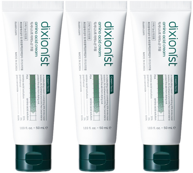 딕셔니스트 아미노산 크림, 50ml, 3개