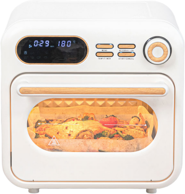 디지털 오븐형 에어프라이어 18L 조리과정 확인 가정용 미니오븐 생선구이