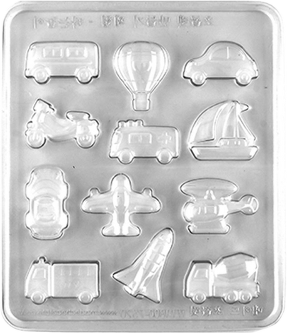 메이드초콜릿 몰드 단품 (동물/꽃/알파벳/과일/한글/타는놀이), 타는놀이 몰드, 1개