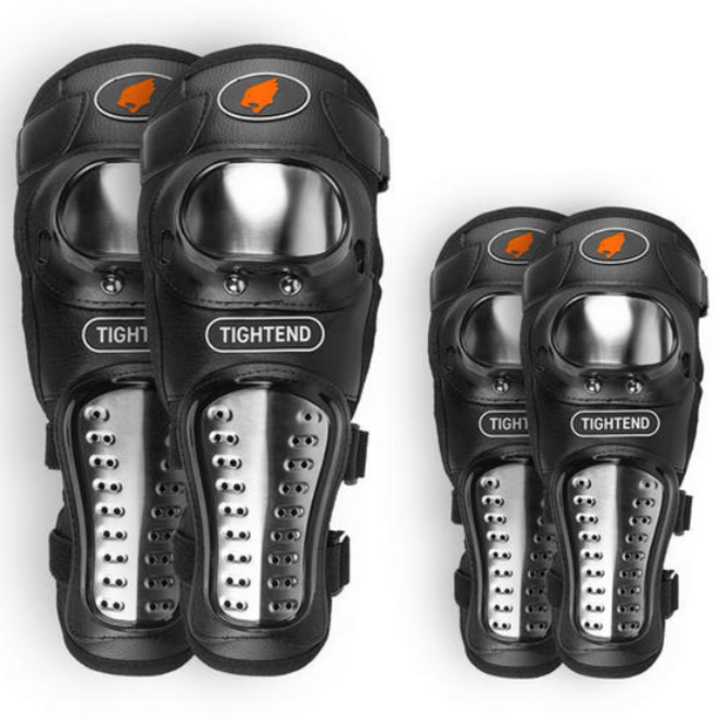 타이트엔드 VMP 레이싱 무릎 보호대 + 팔꿈치 보호대 세트, 혼합색상, 1세트