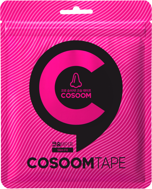 코숨 지진희 코숨테이프 슬림핏 입벌림 방지 입술 수면 테이프 이우정 한의사 입 막음 밴드 60매, 1개