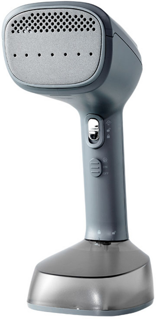 베스트하임 진공흡착 핸디형 스팀다리미 대용량 물통 의류관리기 99.9%살균탈취 미세먼지제거, 머드블루, ESR-718