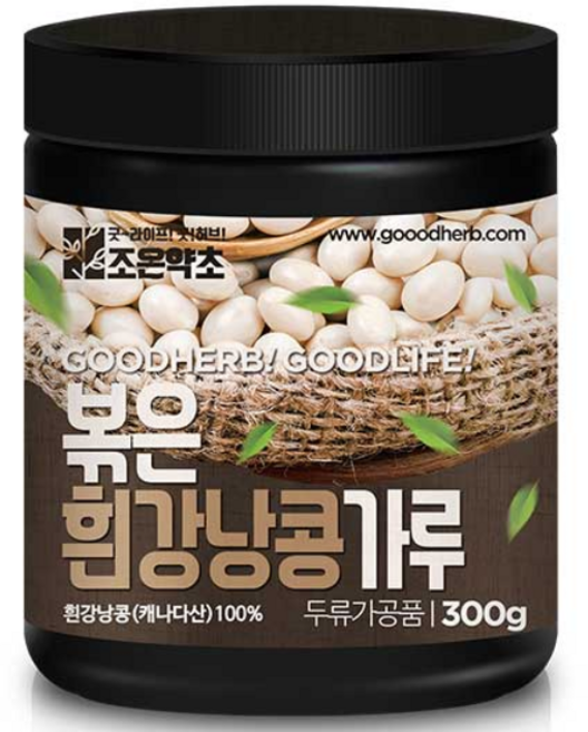 조은약초 프리미엄 볶은 흰강낭콩 가루, 1개, 300g