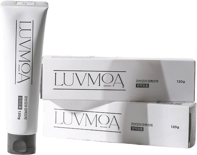 러브모아 치아 미백치약 추천 화이트닝 시린이 치약 누렁니 누런이빨, 1개, 120g