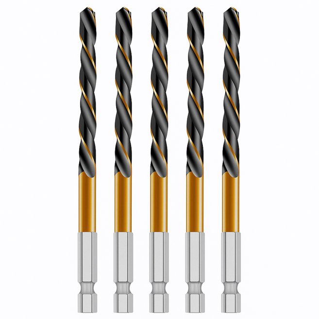 망고테크 HSS 코발트 스텐기리 철기리 8.5mm 5개입 세트 스텐레스 알루미늄 철판 금속 스덴 철 드릴비트, 1세트