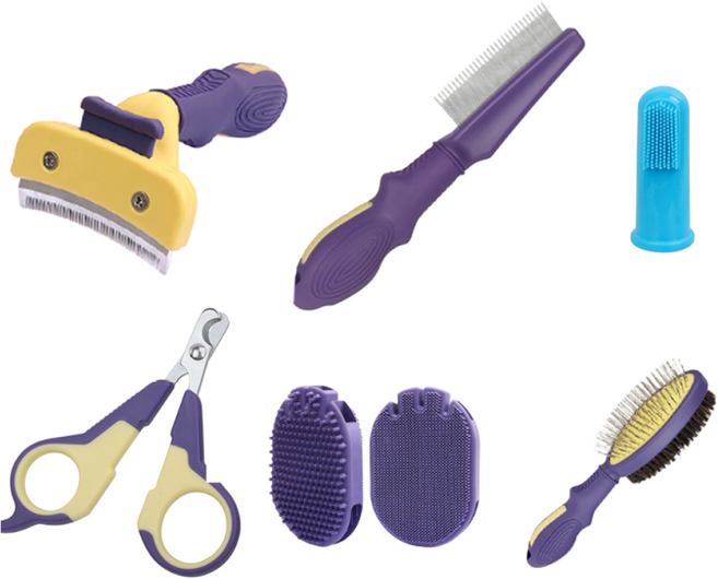 라플렌느 반려동물 미용 용품 6종 선물세트, 1개