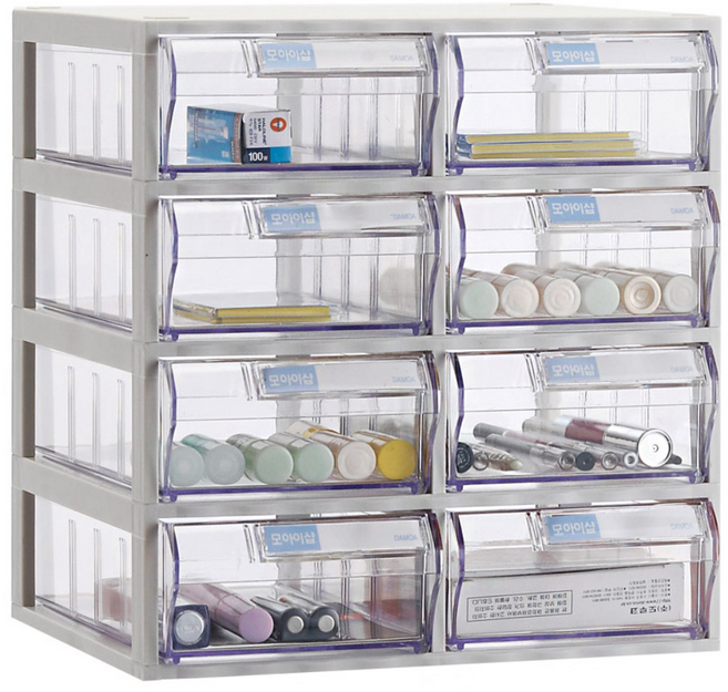 모아이샵 다용도 투명 수납함 중형