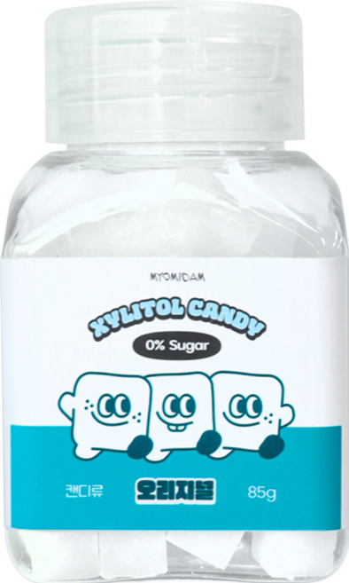 묘미담 무설탕 자일리톨 캔디 오리지널, 1개, 85g