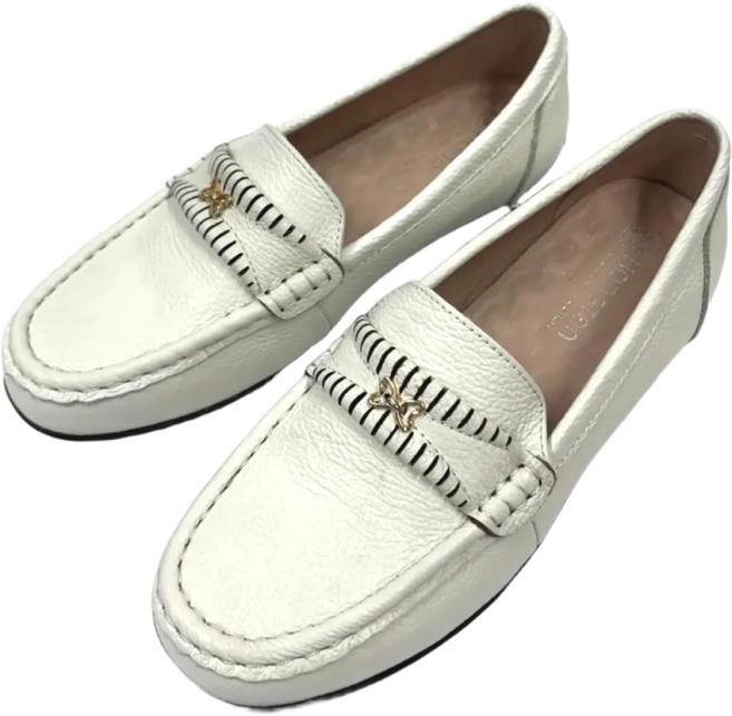 행텐 가죽 여성 단화 부드러운 천연가죽 데일리 슈즈