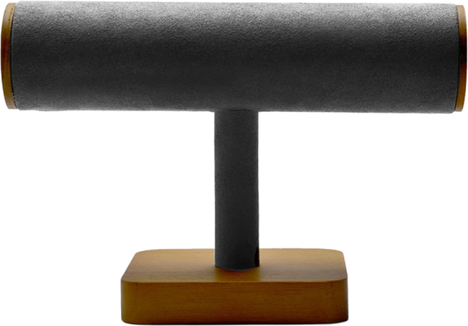 부모님날 원통형 시계 거치대 팔찌 정리대 시계 스탠드 머리띠 진열대 손목시계 수납함 악세사리 수납함 보석 거치대 남편 선물 매점전시용 장식용 수납 보관함 장식용 부부선물, 그레이, 1개