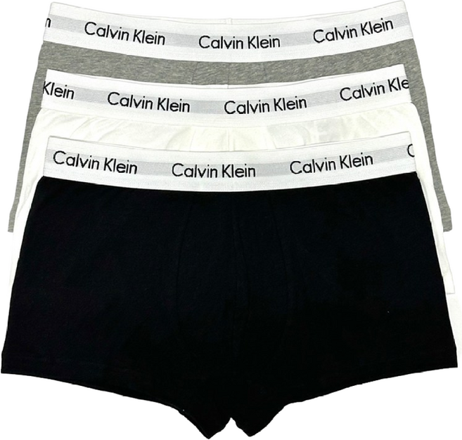 캘빈클라인 언더웨어 남자 팬티 속옷 드로즈 사각 면 3장세트 U2664