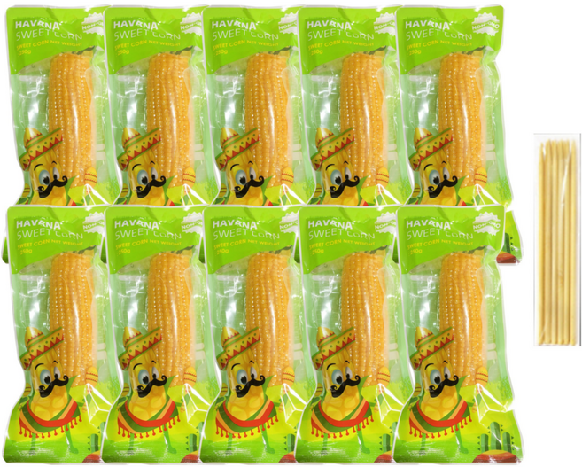 하바나 스위트콘10개구매시 꼬지증정 / 노랑옥수수 / 노란옥수수, 1세트